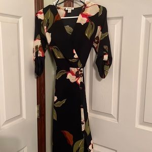 Monteau navy floral dress